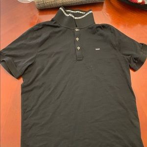 Michael Kors Black Classic Pop Collar